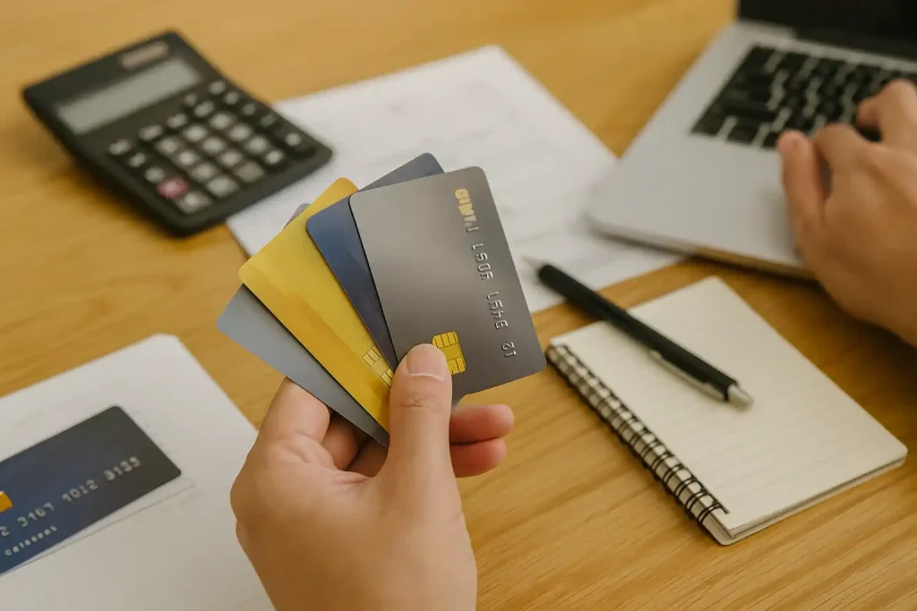 multiple credit cards