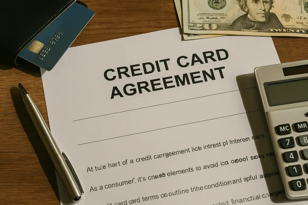 Credit Card Terms and Conditions